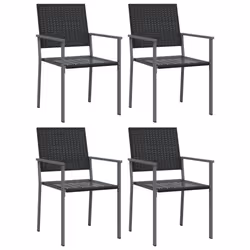 VidaXL 3187084, Terrace, Polyuréthane, Acier, Noir, 110 kg, 540 mm, 625 mm
