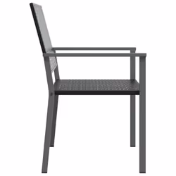 VidaXL 3187084 chaise d'extérieur Terrace Polyuréthane, Acier Noir - Vue supplémentaire 5