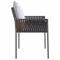 VidaXL 3187088 chaise d'extérieur Terrace Siège rembourré Polyester Crème, Blanc - Vue supplémentaire 5