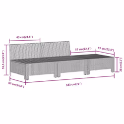 VidaXL 3187277 ensemble de meubles de jardin - Vue supplémentaire 8