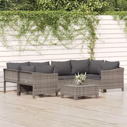 Cet ensemble de salon de jardin tendance, au design élégant et contemporain, est un excellent choix pour vous détendre dans v ...