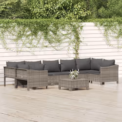 Cet ensemble de salon de jardin tendance, au design élégant et contemporain, est un excellent choix pour vous détendre dans v ...
