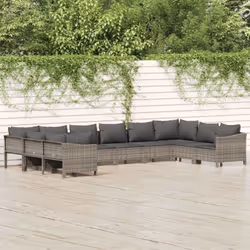 Cet ensemble de salon de jardin tendance, au design élégant et contemporain, est un excellent choix pour vous détendre dans v ...