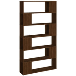 vidaXL Bibliothèque/Séparateur de pièce chêne marron 100x24x188 cm