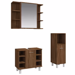 VidaXL 3187611, Marron, Bois, 600 mm, 320 mm, 535 mm, 3 pièce(s)