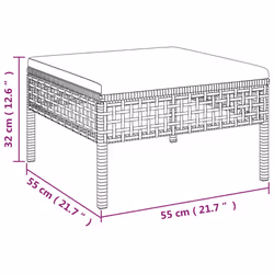VidaXL 3187473 ensemble de meubles de jardin - Vue supplémentaire 8