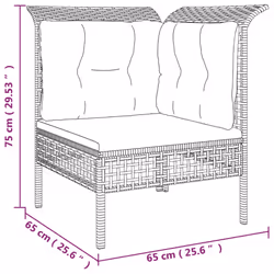 VidaXL 3187506 ensemble de meubles de jardin - Vue supplémentaire 8