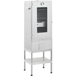 Vidaxl - Fumoir à four à barbecue avec table acier galvanisé