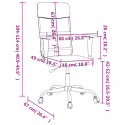VidaXL 353018 chaise et fauteuil de bureau - Vue supplémentaire 8