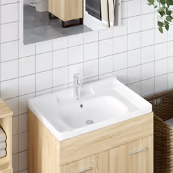 Cet évier est un supplément chic et intemporel à toute salle de bain, toilettes ou salle d'eau. Matériau durable : la vasque ...