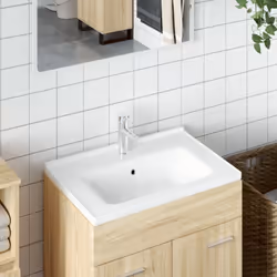 Cet évier est un supplément chic et intemporel à toute salle de bain, toilettes ou salle d'eau. Matériau durable : la vasque ...