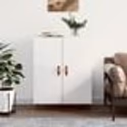 vidaXL Buffet Blanc brillant 69,5x34x90 cm Bois d'ingénierie