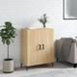 vidaXL Buffet chêne sonoma 69,5x34x90 cm bois d'ingénierie