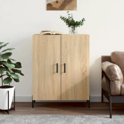 vidaXL Buffet en bois d'ingénierie - Chêne sonoma