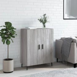 vidaXL Buffet sonoma gris 69,5x34x90 cm bois d'ingénierie