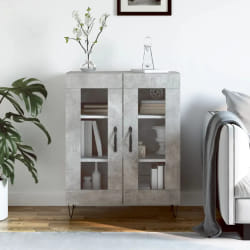 vidaXL Buffet - Gris Béton 69,5x34x90 cm