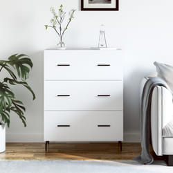 vidaXL Buffet blanc 69,5x34x90 cm bois d'ingénierie