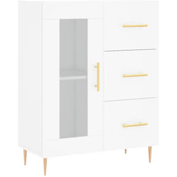 Vidaxl - Buffet blanc 69,5x34x90 cm bois d'ingénierie