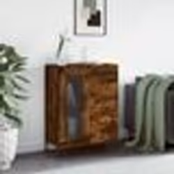 vidaXL Buffet chêne fumé 69,5x34x90 cm bois d'ingénierie