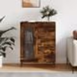 vidaXL Buffet chêne fumé 69,5x34x90 cm bois d'ingénierie