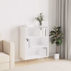 VidaXL 828348, Blanc, Métal, Bois, 695 mm, 325 mm, 900 mm