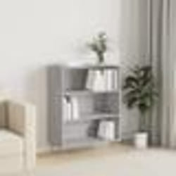vidaXL Bibliothèque sonoma gris 69,5x32,5x90 cm bois d'ingénierie