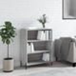 vidaXL Armoire à étagères sonoma gris 69,5x32,5x90cm bois d'ingénierie