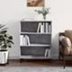 vidaXL Armoire à étagères gris béton 69,5x32,5x90 cm bois d'ingénierie