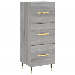 Vidaxl - Buffet Sonoma gris 34,5x34x90 cm Bois d'ingénierie
