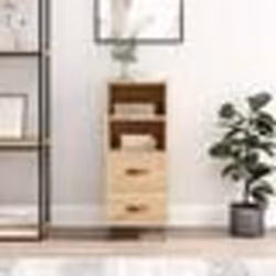 vidaXL Buffet Chêne sonoma 34,5x34x90 cm Bois d'ingénierie