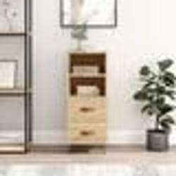 vidaXL Buffet Chêne sonoma 34,5x34x90 cm Bois d'ingénierie