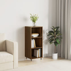 Buffet chêne marron 34,5x32,5x90 cm bois d'ingénierie Vidaxl