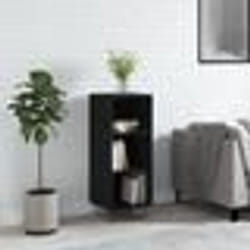 vidaXL Buffet noir 34,5x32,5x90 cm bois d'ingénierie