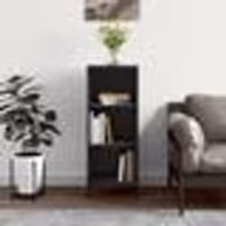 vidaXL Buffet noir 34,5x32,5x90 cm bois d'ingénierie
