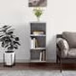 vidaXL Buffet gris béton 34,5x32,5x90 cm bois d'ingénierie