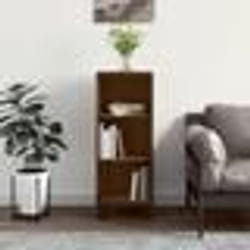 vidaXL Buffet chêne marron 34,5x32,5x90 cm bois d'ingénierie