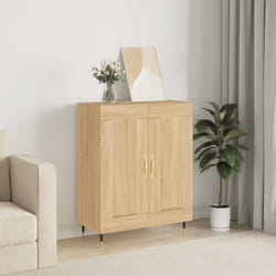 vidaXL Buffet chêne sonoma 69,5x34x90 cm bois d'ingénierie
