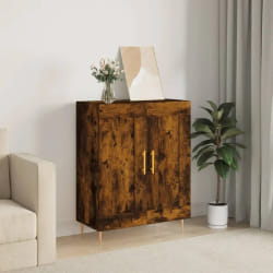 Buffet VidaXL 69,5x34x90 cm - Chêne fumé