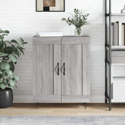 vidaXL Buffet Gris Sonoma 69,5x34x90 cm Bois d'ingénierie