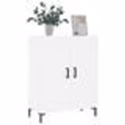 vidaXL Buffet blanc 69,5x34x90 cm bois d'ingénierie