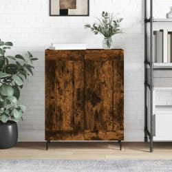 vidaXL Buffet chêne fumé 69,5x34x90 cm