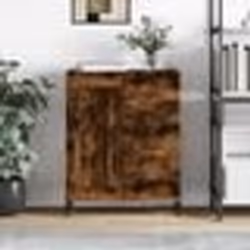 vidaXL Buffet chêne fumé 69,5x34x90 cm bois d'ingénierie