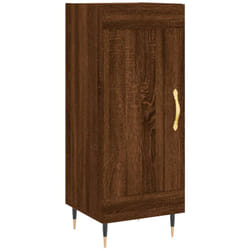 Buffet Chêne marron 34,5x34x90 cm Bois d'ingénierie Vidaxl