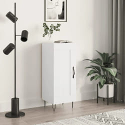 VIDAXL Buffet Blanc