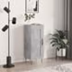 vidaXL Buffet Gris béton 34,5x34x90 cm Bois d'ingénierie