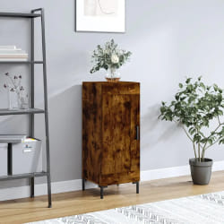 vidaXL Buffet Chêne fumé 90 cm - Bois d'ingénierie