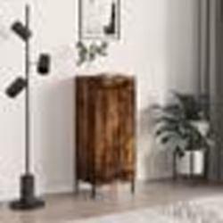 vidaXL Buffet Chêne fumé 34,5x34x90 cm Bois d'ingénierie
