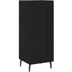 Vidaxl - Buffet Noir 34,5x34x90 cm Bois d'ingénierie
