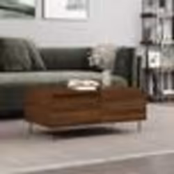 vidaXL Table basse Chêne marron 90x50x36,5 cm Bois d'ingénierie