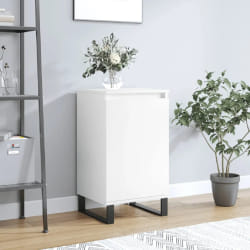 vidaXL Buffet blanc 40x35x70 cm bois d'ingénierie
